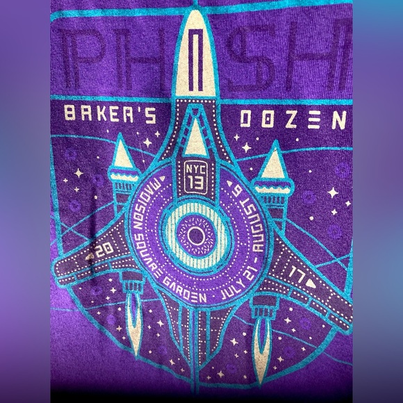 Phish 2017 Tour Baker’s Dozen Madison Square Garden New York Concert Tank Top M - Picture 6 of 8